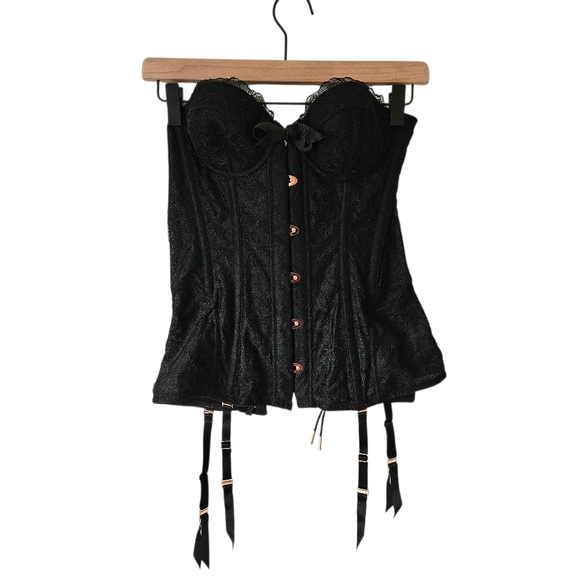 Savage X Fenty Other - Savage X Fenty Black Lace Corset Size Small